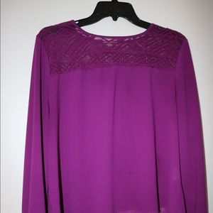 Beautiful purple blouse